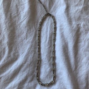 Vintage cubic zirconia necklace (costume jewelry)
